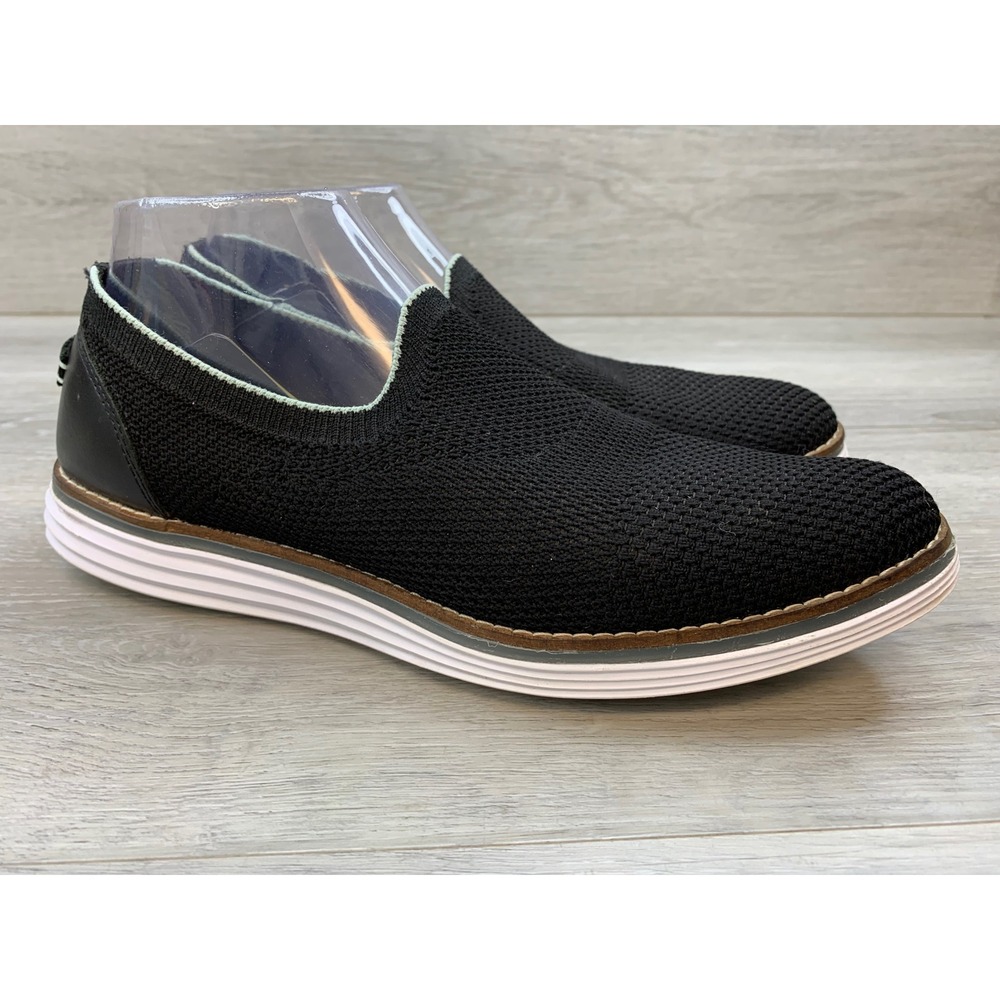 Cole Haan Grand OS Black Knit Slip On‎ Sneakers Loafers W21451 Womens 9B